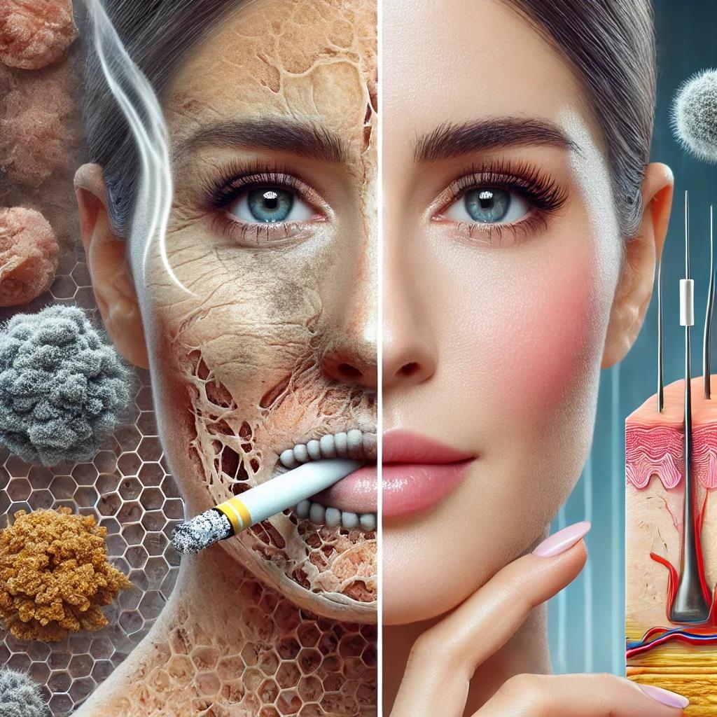 سیگار چه تاثیری بر چهره دارد؟